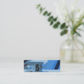 SKINY PROFILE-KAART VAN SWIMMER MINI VISITEKAARTJE (Staand voorkant)