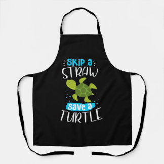 Skip a Straw Save A Turtle Rescue Zee Turtl Schort