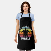 Skip a Straw Save a Turtle Shirt Schort (Gedragen)