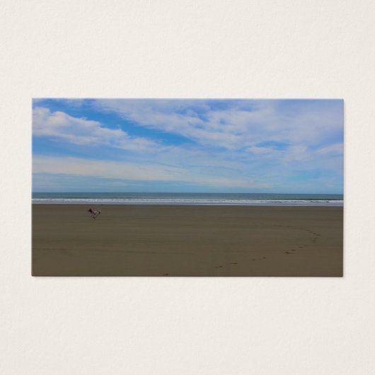 Skip, hop en een sprong visitekaartje (Voorkant)