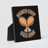 Skip Leg Day - Thanksgiving Drumstick Gym Fotoplaat (Voorkant)