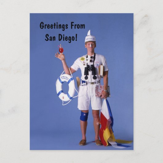 Skip Sayles™_Greetings van het briefkaart van San  (Voorkant)