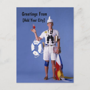 Skip Sayles™_humoristische groeten uit briefkaart