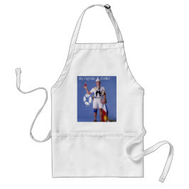 Skip Sayles™_My Kapitein Koks! chef apron Standaard Schort