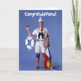 Skip Sayles™_sailing-themed Gefeliciteerd Kaart