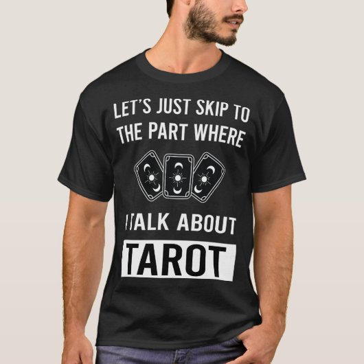 Skip Talk Tarot T-shirt (Voorkant)