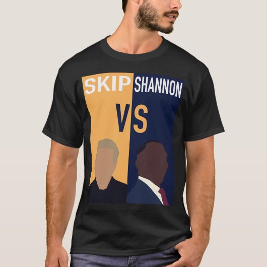 Skip vs. Shannon onbetwist T-shirt (Voorkant)