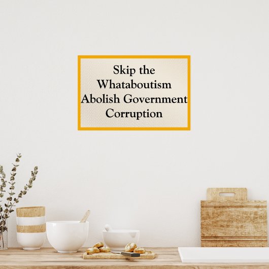 Skip Whataboutism Poster (Keuken)