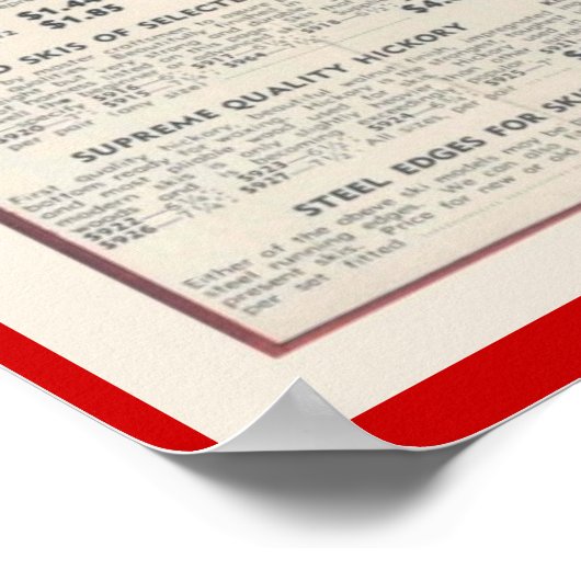  skipakken, badpakken en uitrustingsstukken poster (Hoek)