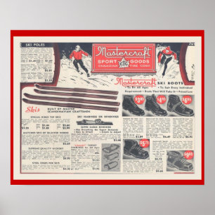  skipakken, badpakken en uitrustingsstukken poster