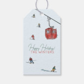 skipapier cadeaulabel (Voorkant)