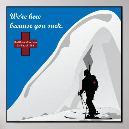 skipatrouilleposter poster (Voorkant)