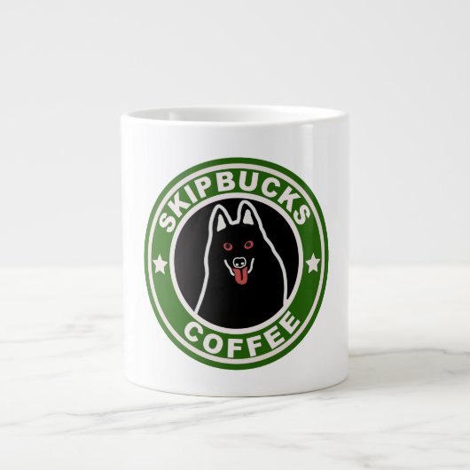 Skipbucks Jumbo-Mok Grote Koffiekop (Voorkant)