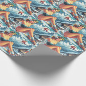 skipin omhoog cadeaupapier (Hoek)