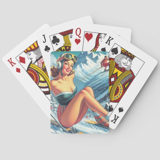 skipin omhoog pokerkaarten (Achterkant)