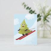 Skipinebomen Sneeuwwinter Briefkaart (Staand voorkant)