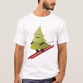 Skipinebomen Sneeuwwinter T-shirt (Voorkant)