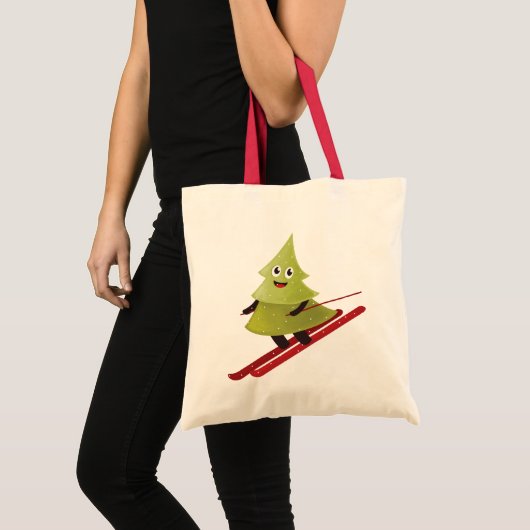 Skipinebomen Sneeuwwinter Tote Bag (Voorkant (product))