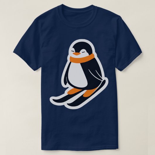 Skipinguïn T-shirt (Design voorkant)