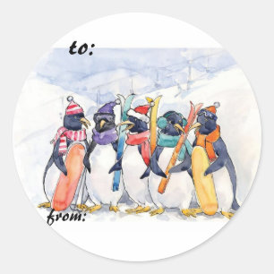 Skipinguïns Cadeau Labels