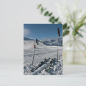 Skipiste Briefkaart (Staand voorkant)