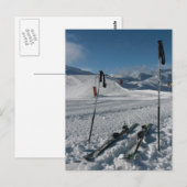 Skipiste Briefkaart (Voorkant / Achterkant)