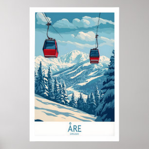 Skiposter Åre Zweden 1 Poster
