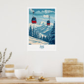 Skiposter Åre Zweden 1 Poster (Keuken)