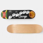 SKIPPA GEORGE 8 1/4" Skatebord Dek Persoonlijk Skateboard (Horizontaal)