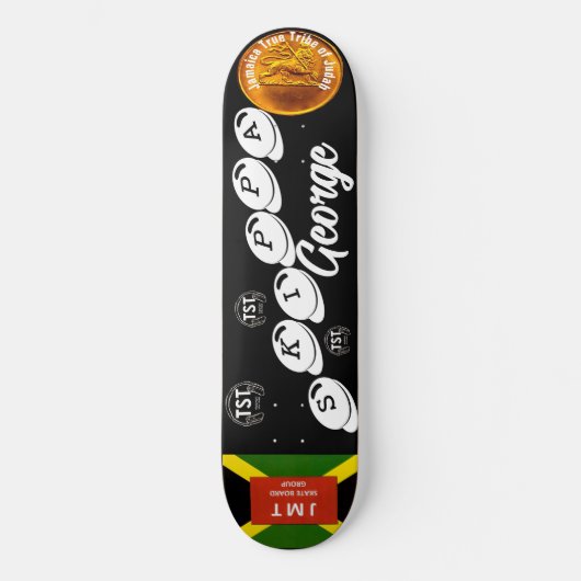 SKIPPA GEORGE 8 1/4" Skatebord Dek Persoonlijk Skateboard (Voorkant)