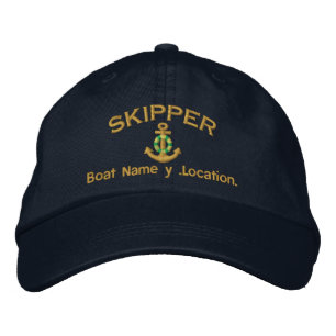 Skipper Anchor Personalized Jouw naam Pet