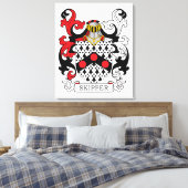 Skipper Family Crest Canvas Afdruk (Insitu (Slaapkamer))
