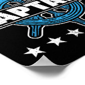 Skipper Pontoon Boating I Pontoon Boat Captain Poster (Hoek)