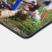 Skippiebal race van Fubby poppetjes op ballonnen. Bureaumat (Hoek)