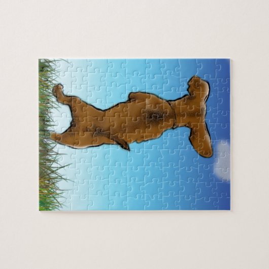 skipping_doxie_color legpuzzel (Horizontaal)