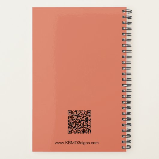 Skipping Rope Orange Black Fitness Starter Workout Planner (Achterkant)