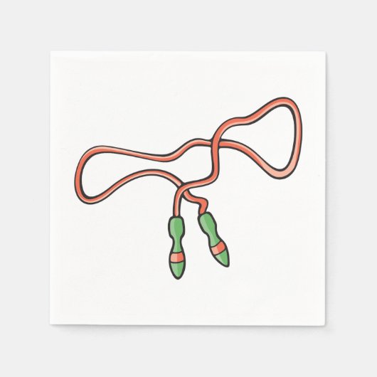 Skipping touw papieren servetten (Voorkant)