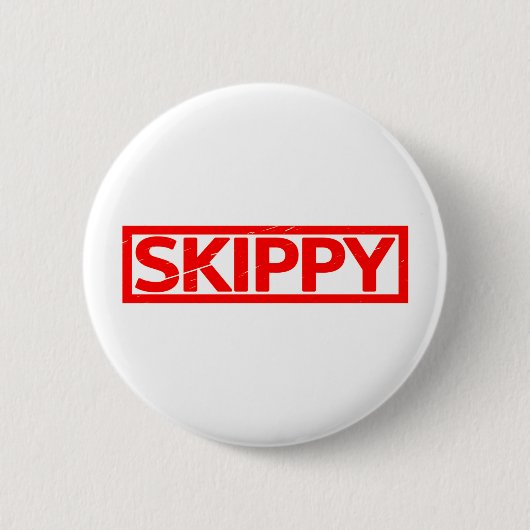 Skippy Stamp Ronde Button 5,7 Cm (Voorkant)