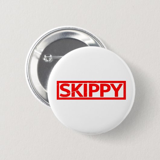 Skippy Stamp Ronde Button 5,7 Cm (Voorkant /achterkant)