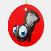 Skippy the Skunk Keramisch Ornament (Links)