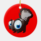 Skippy the Skunk Keramisch Ornament (Achterkant)
