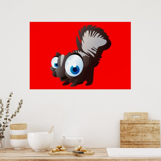 Skippy the Skunk Poster (Keuken)