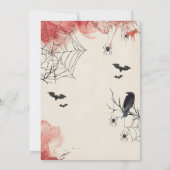 Skips op het punt om naar beneden Cocktail Hallowe Kaart (Achterkant)