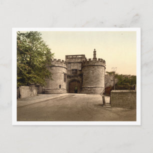 Skipton Castle Gateway, Yorkshire, Engeland Briefkaart