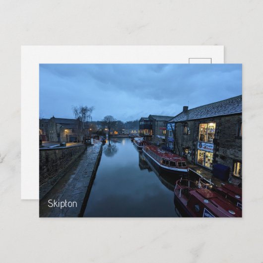 Skipton Town Briefkaart (Voorkant / Achterkant)