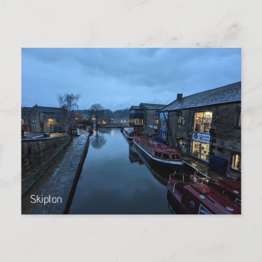 Skipton Town Briefkaart (Voorkant)
