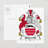 Skipwith Family Crest Briefkaart (Voorkant / Achterkant)