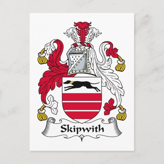 Skipwith Family Crest Briefkaart (Voorkant)