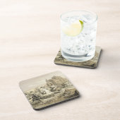 Skirmish van Perzen en Koerden in Armenië, bord 1 Onderzetter (Rechterzijde)