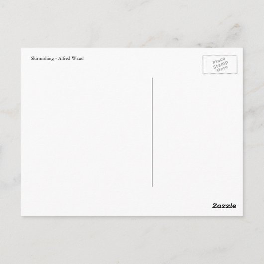 Skirmishing Briefkaart (Achterkant)